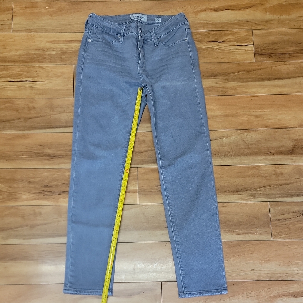 Lucky Brand Size 2/26 Womens Light Gray Hayden Skinny Denim - Picture 5 of 14